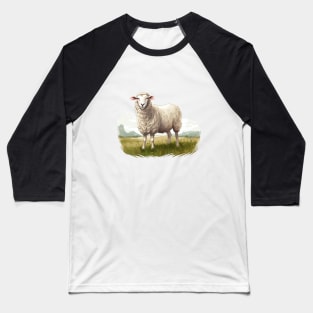 White Sheep Baseball T-Shirt